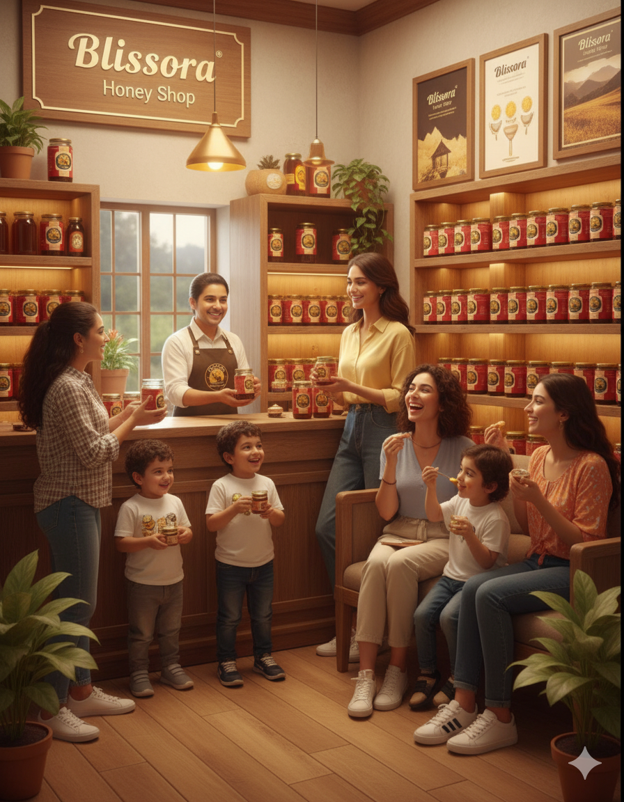 Blissora Kashmiri Honey- 1Kg Packaging