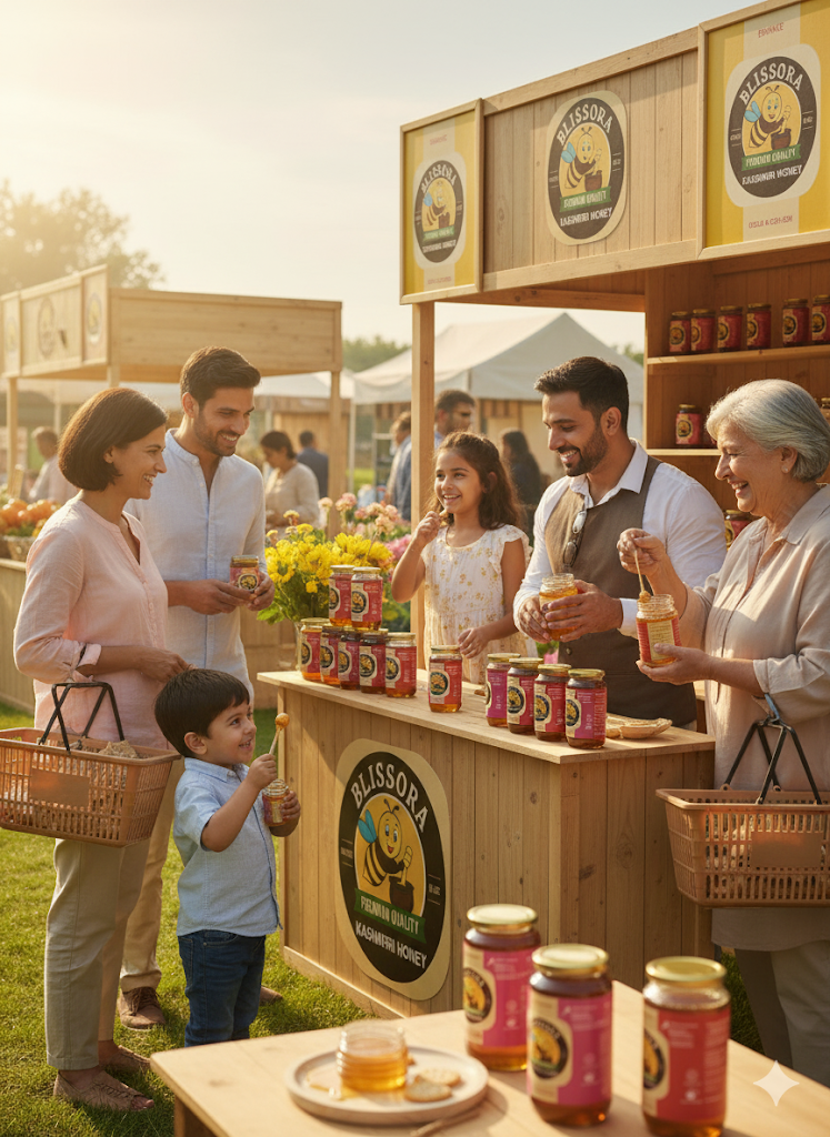Blissora Kashmiri Honey- 1Kg Packaging