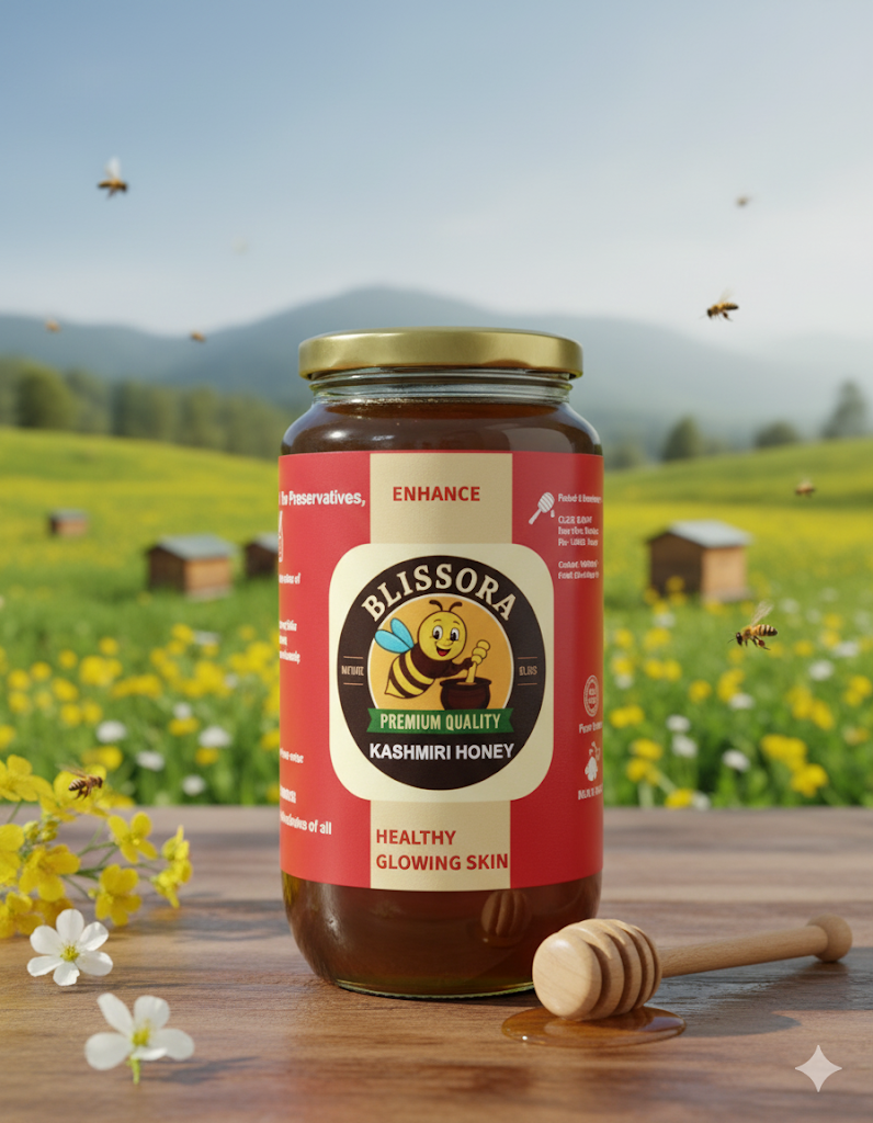 Blissora Kashmiri Honey- 1Kg Packaging